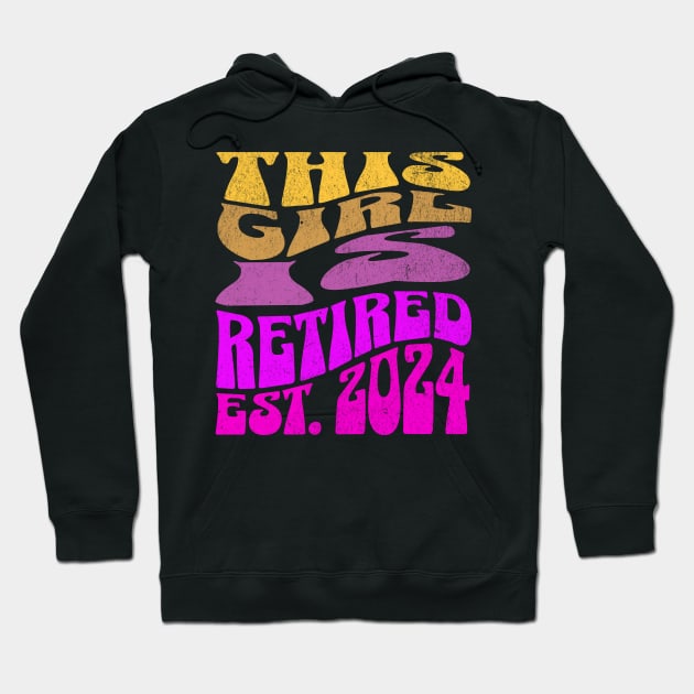 This Girl is Retired Est. 2024 Hoodie by Ben Foumen